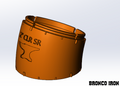 Exhaust Header Modeling Block Short Radius 22.5deg