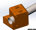 Pie Jig Cut Block 10  or 15 deg  1 inch CLR