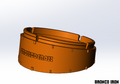 Exhaust Header Modeling Block Pie Cut 15deg CLR 1D