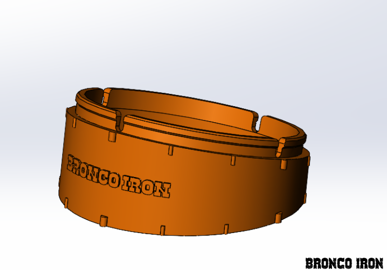 Exhaust Header Modeling Block Pie Cut 15deg CLR 1D