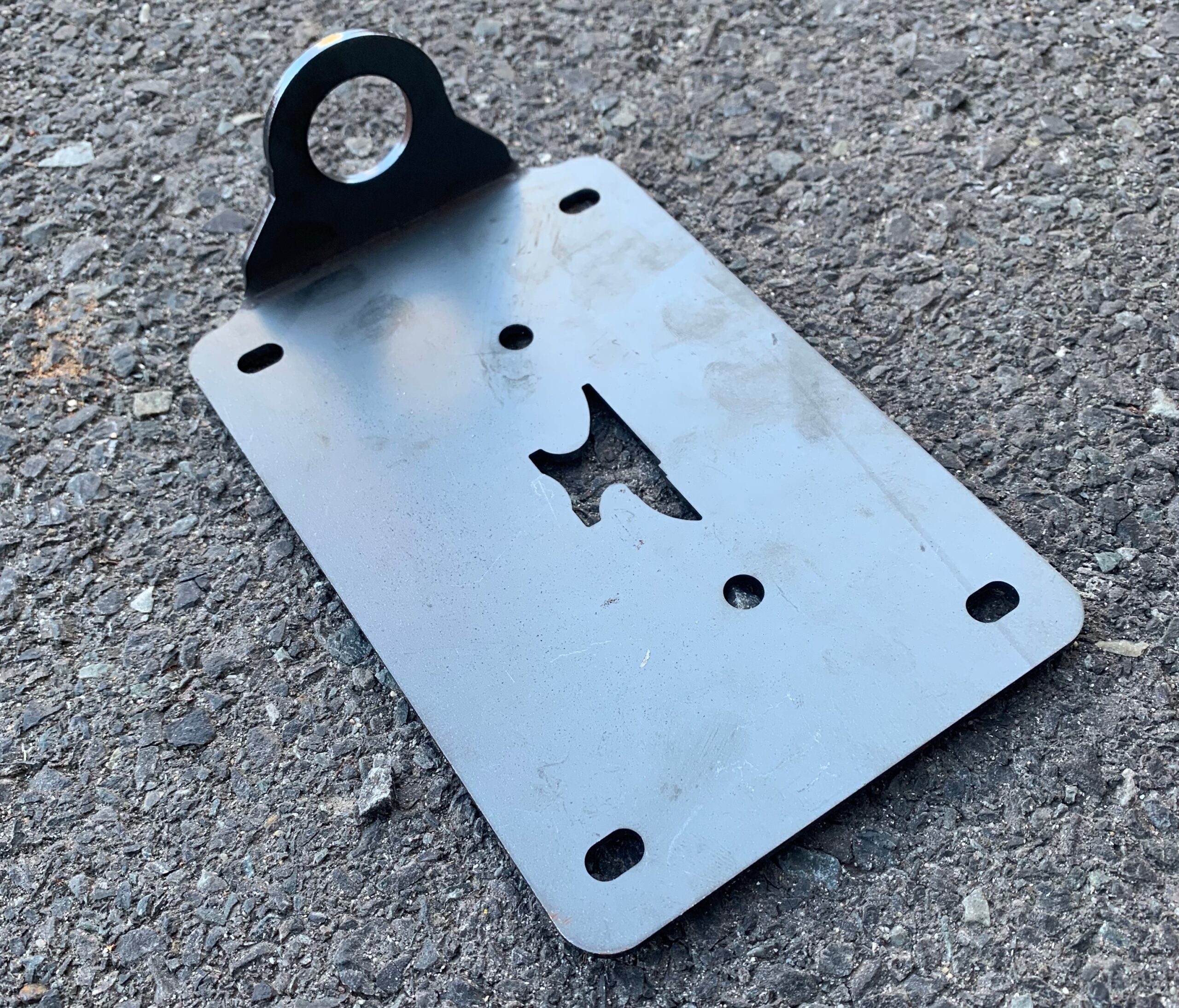 taxi number plate bracket