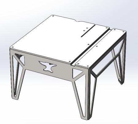Steel Bandsaw Table Plans